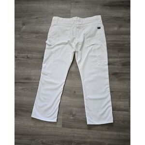 Dickies Carpenter Painters Pants Men 41x29 White Baggy Loose Fit 90s‎ Y2K Denim